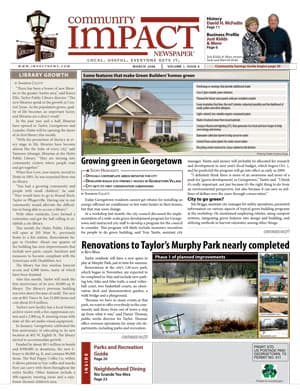 Georgetown cover — March 2008