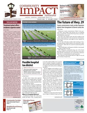 Georgetown cover — August 2008