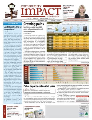 Georgetown cover — September 2008