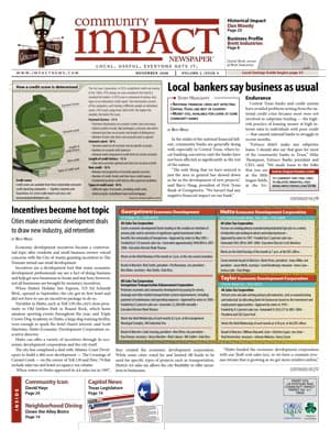 Georgetown cover — November 2008