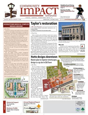 Georgetown cover — January 2009