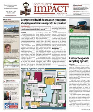 Georgetown cover — April 2009