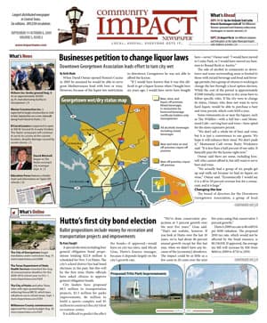 Georgetown cover — September 2009