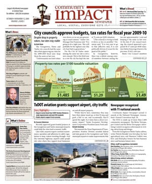 Georgetown cover — October 2009