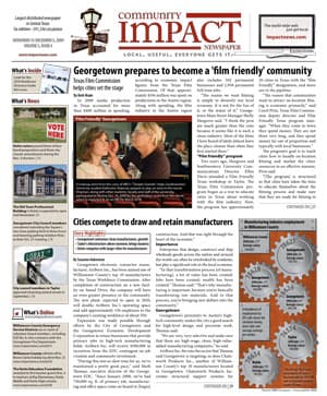 Georgetown cover — November 2009