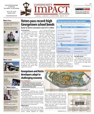 Georgetown cover — November 2010