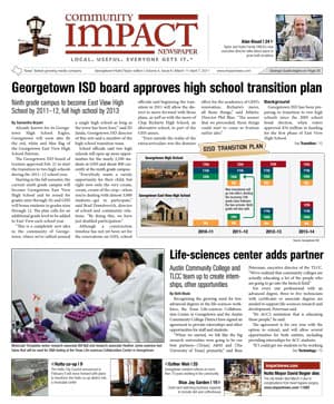 Georgetown cover — March 2011