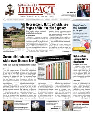 Georgetown cover — November 2011