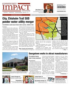 Georgetown cover — July 2012