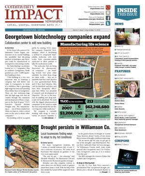 Georgetown cover — August 2013