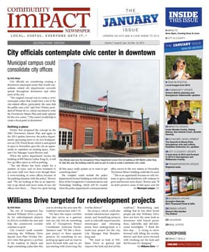 Georgetown cover — January 2014