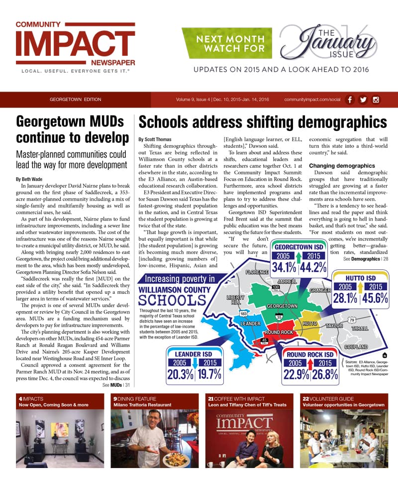 Georgetown cover — December 2015