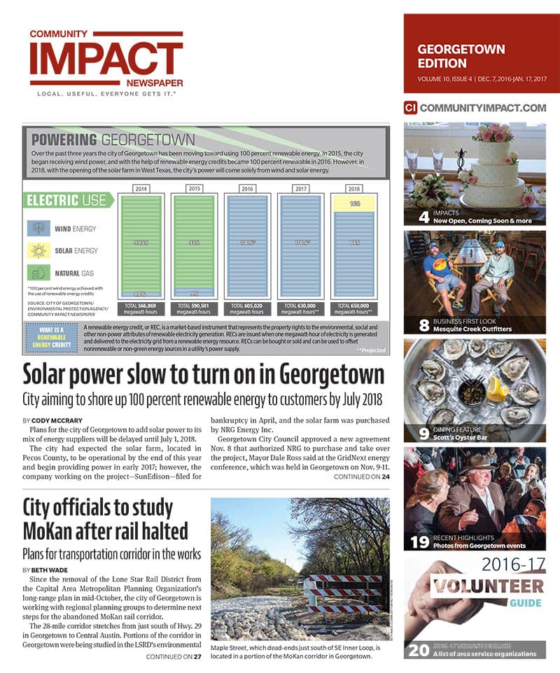 Georgetown cover — December 2016