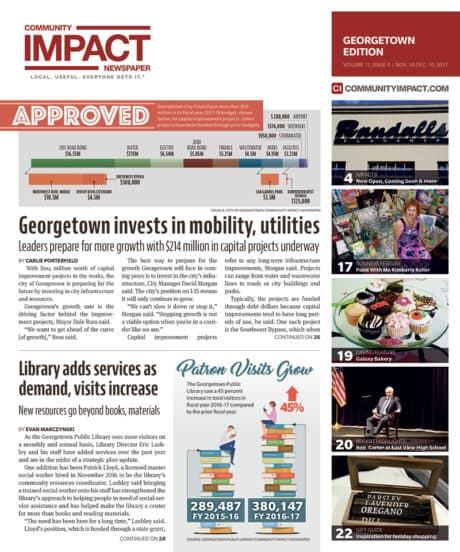 Georgetown cover — November 2017