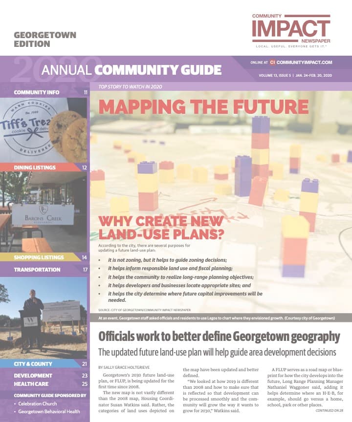Georgetown cover — January 2020