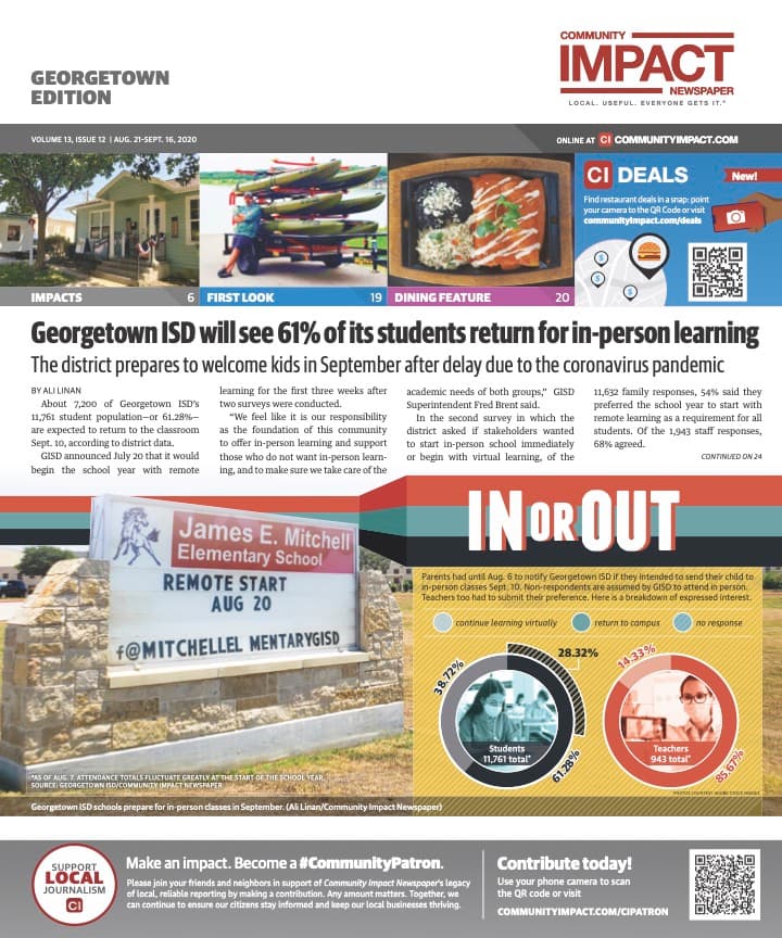 Georgetown cover — August 2020