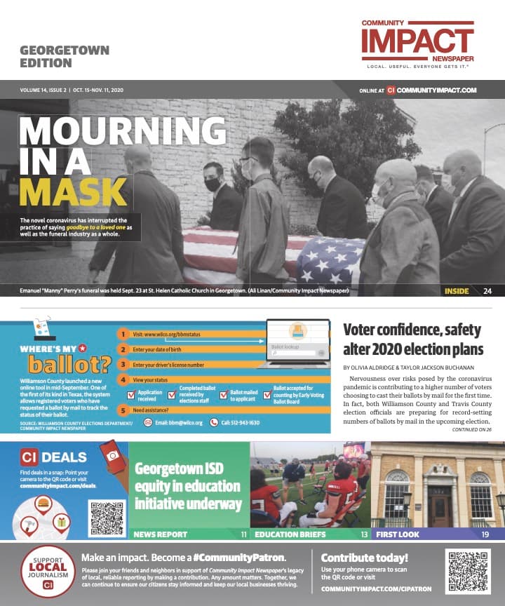Georgetown cover — October 2020