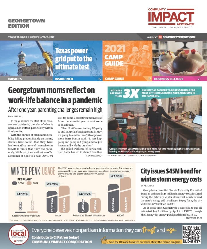 Georgetown cover — March 2021