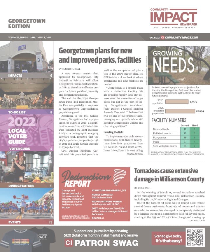 Georgetown cover — April 2022