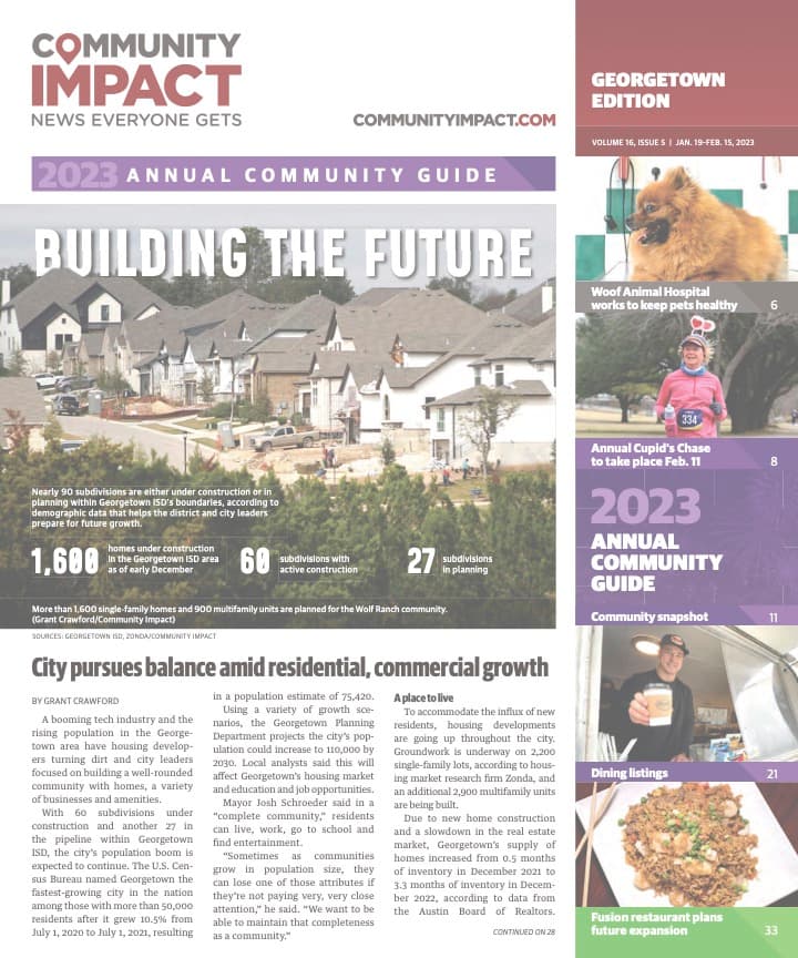 Georgetown cover — January 2023