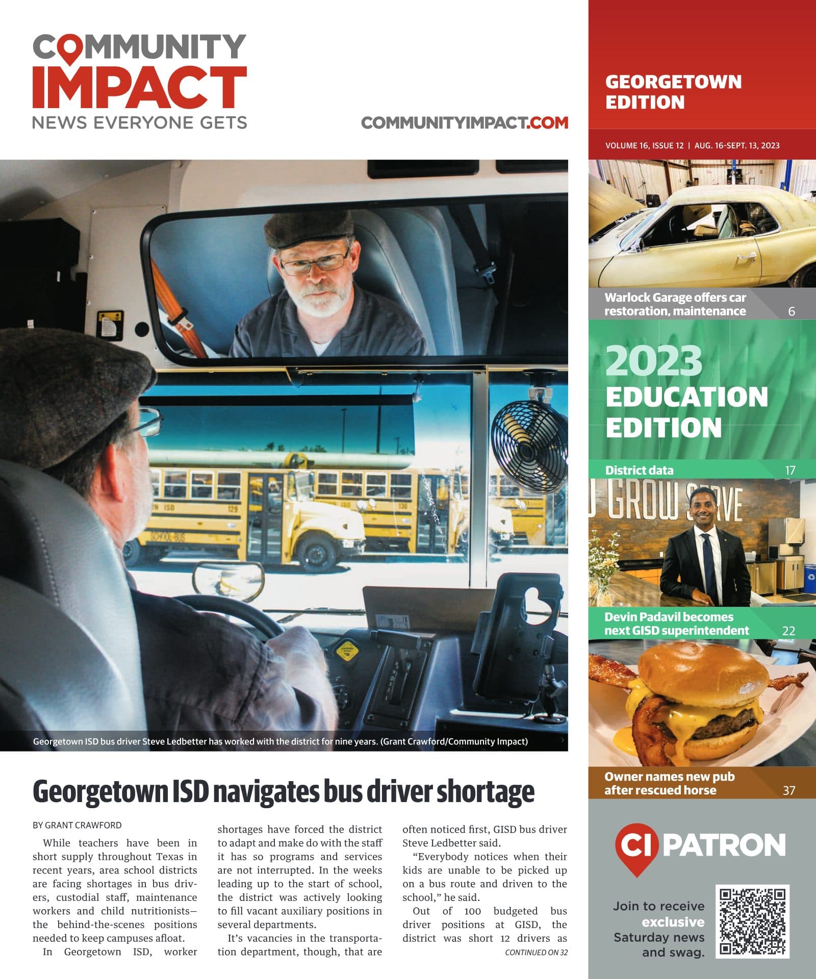 Georgetown cover — August 2023