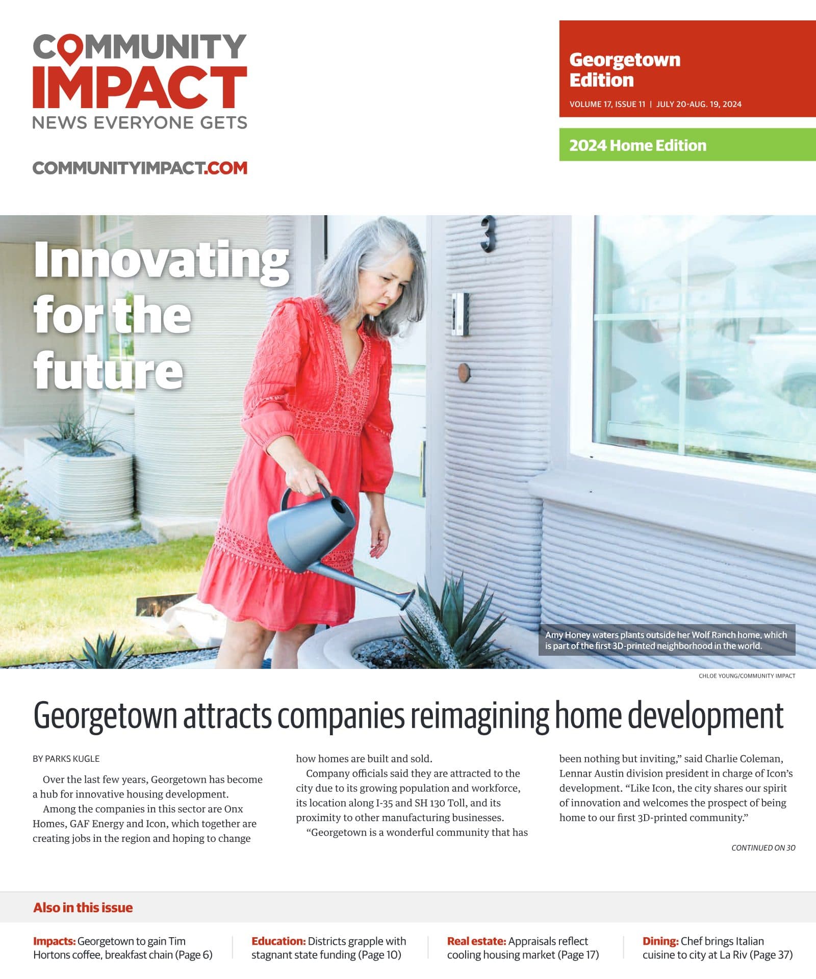 Georgetown cover — July 2024