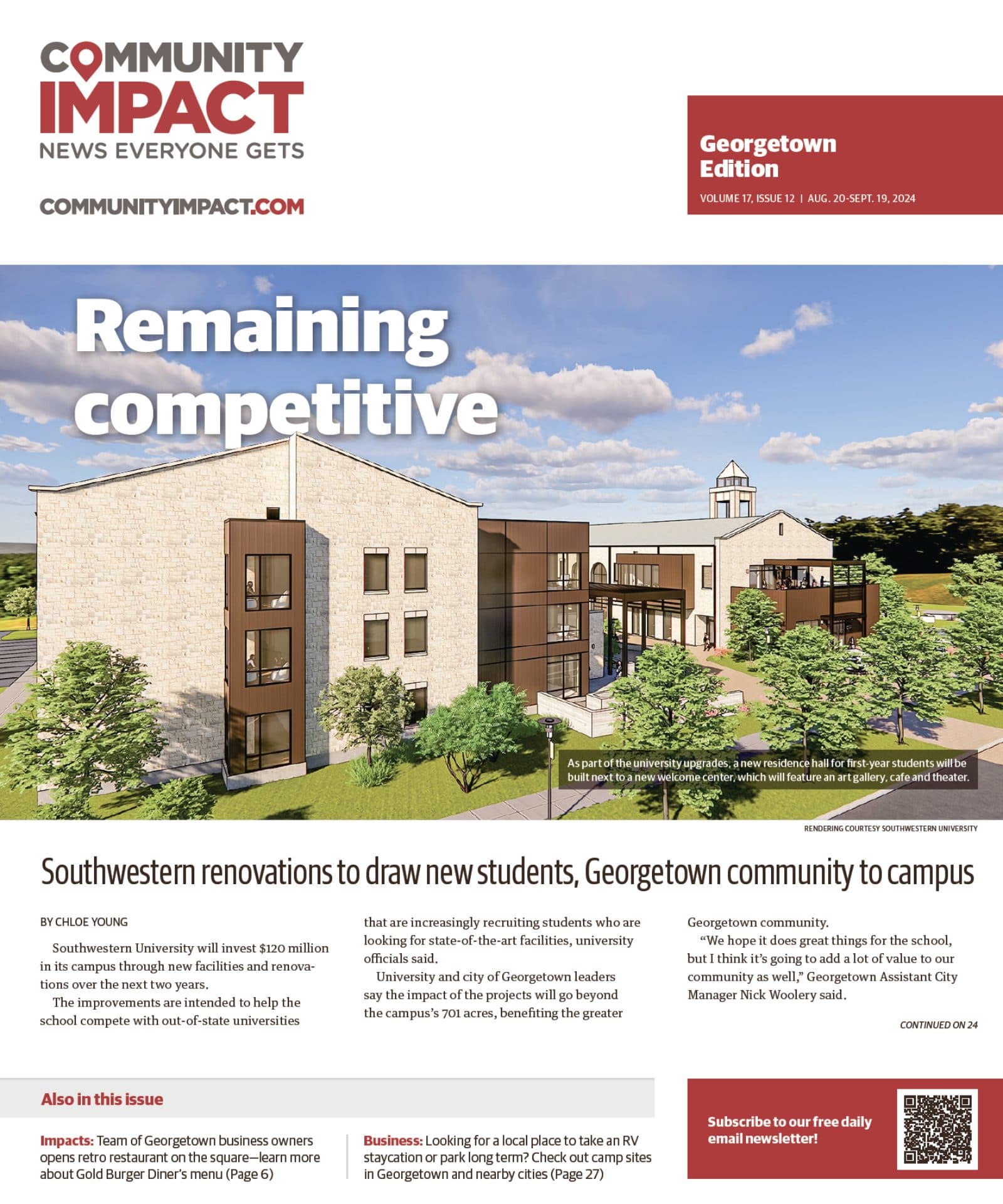 Georgetown cover — August 2024
