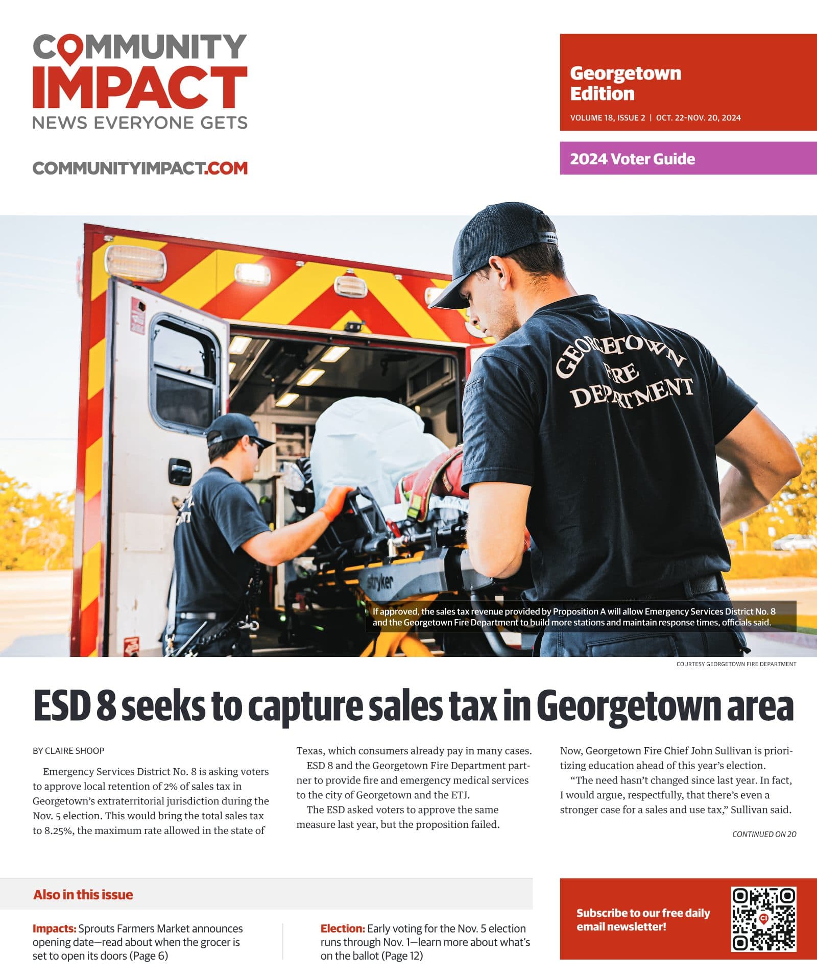 Georgetown cover — October 2024