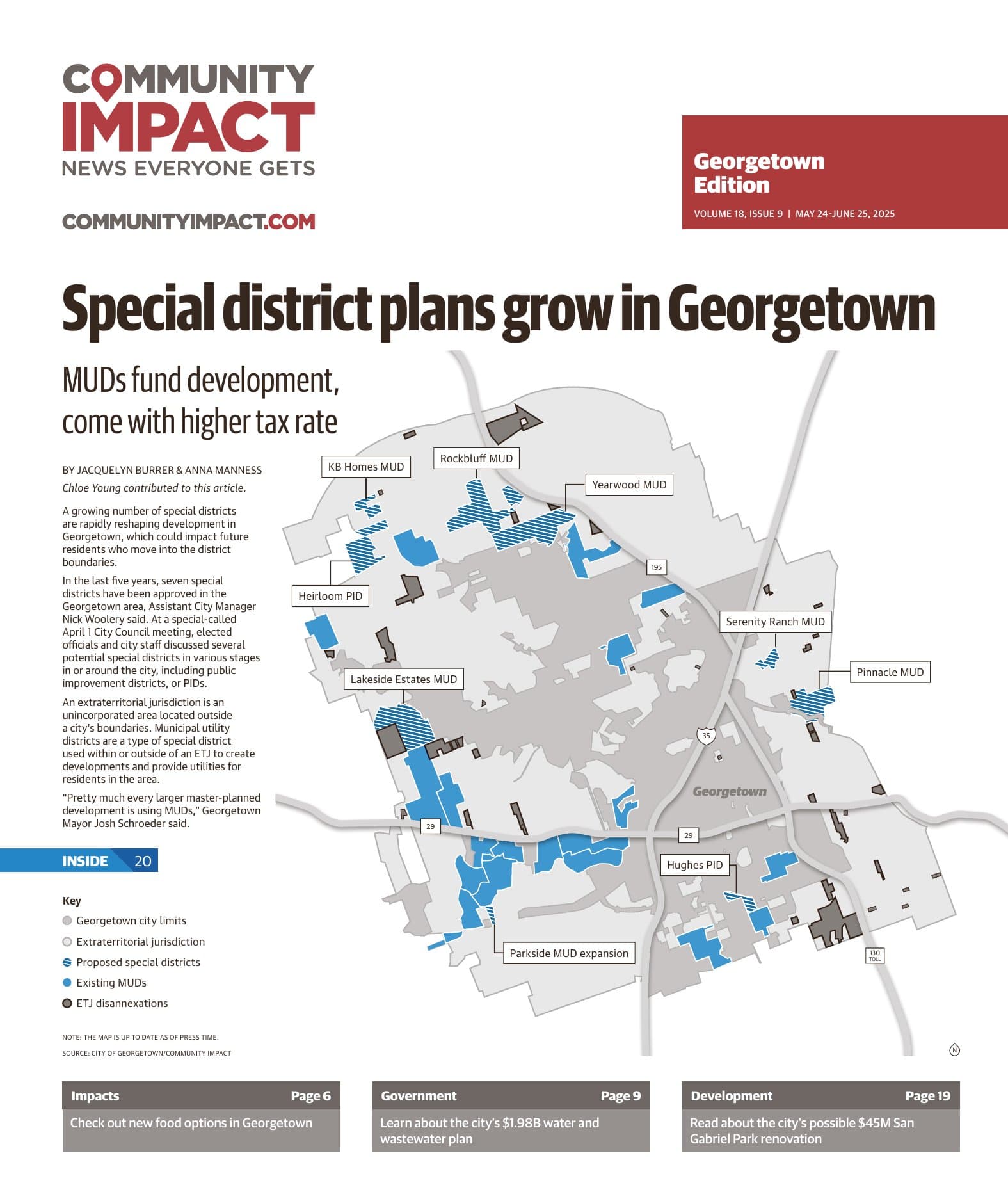Georgetown cover — May 2025