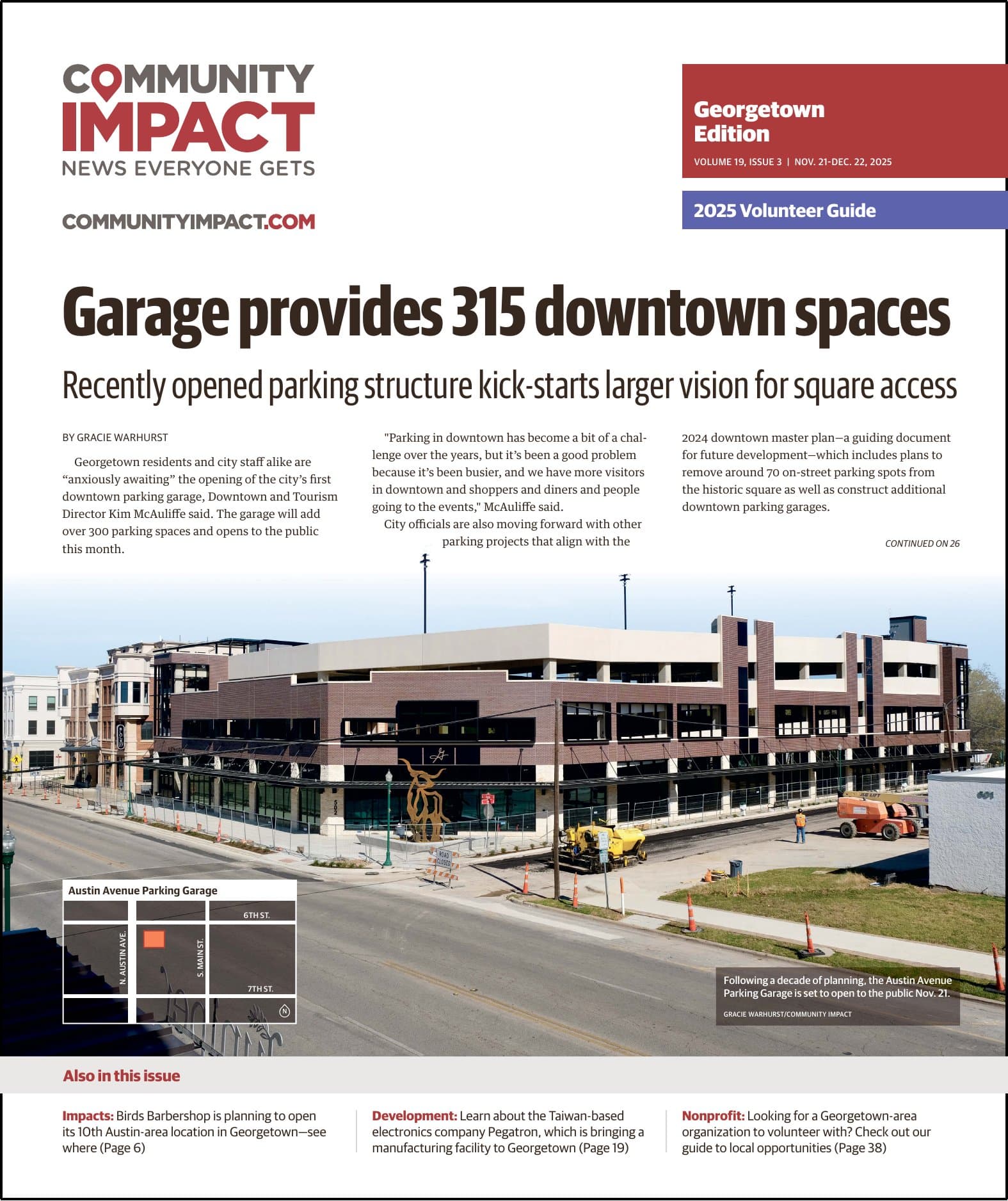 Georgetown cover — November 2025