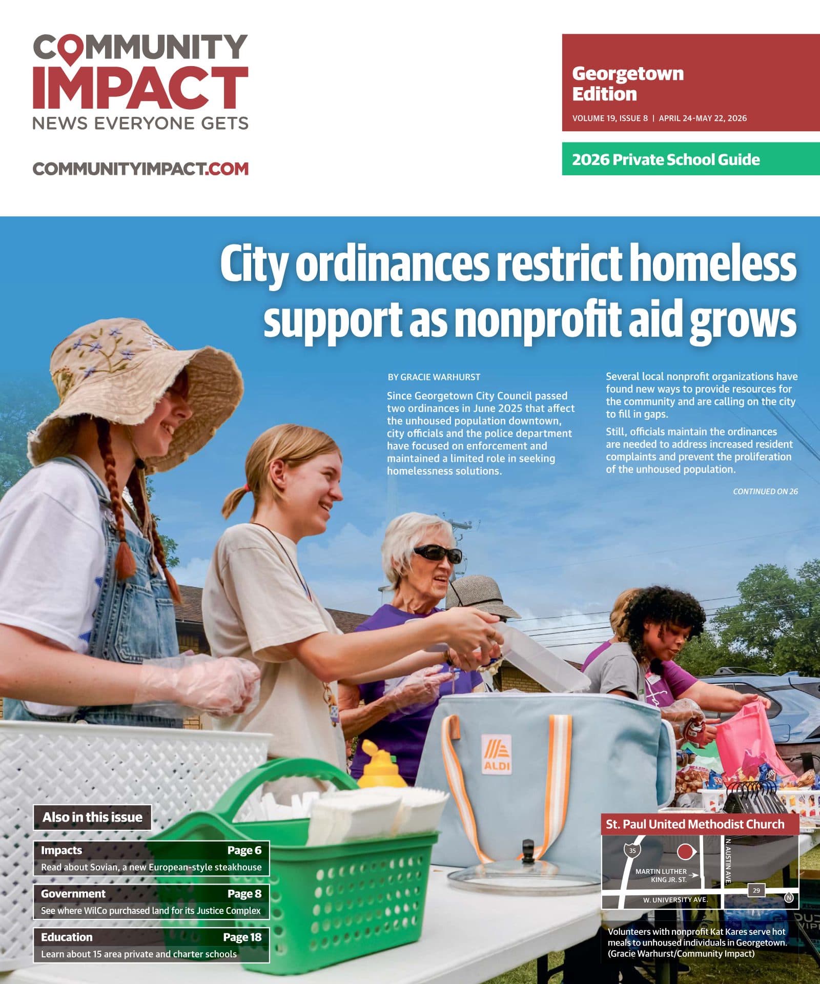 Georgetown cover — April 2026