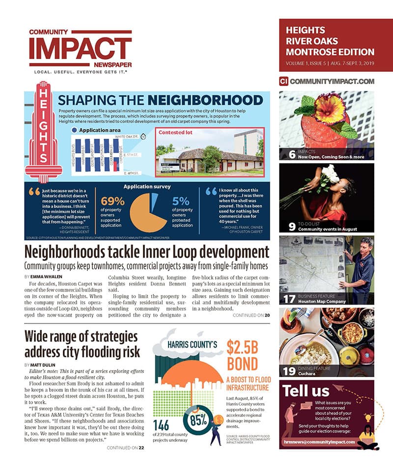 Heights - River Oaks - Montrose cover — August 2019