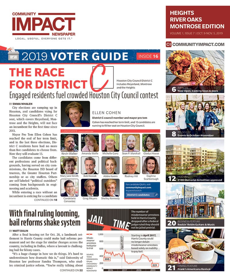 Heights - River Oaks - Montrose cover — October 2019