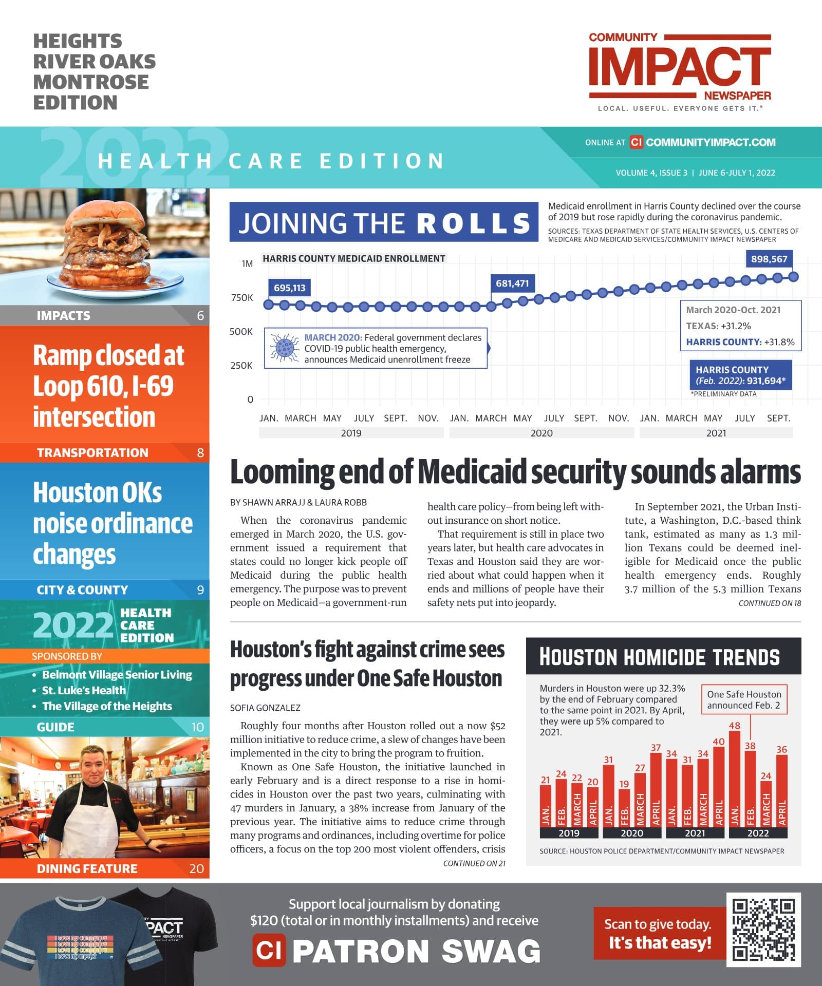 Heights - River Oaks - Montrose cover — June 2022