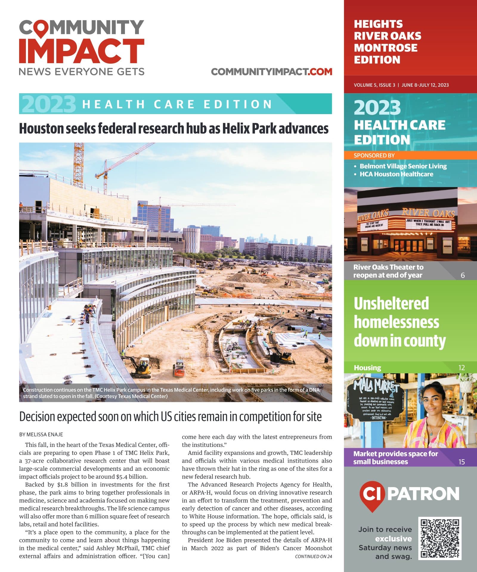 Heights - River Oaks - Montrose cover — June 2023