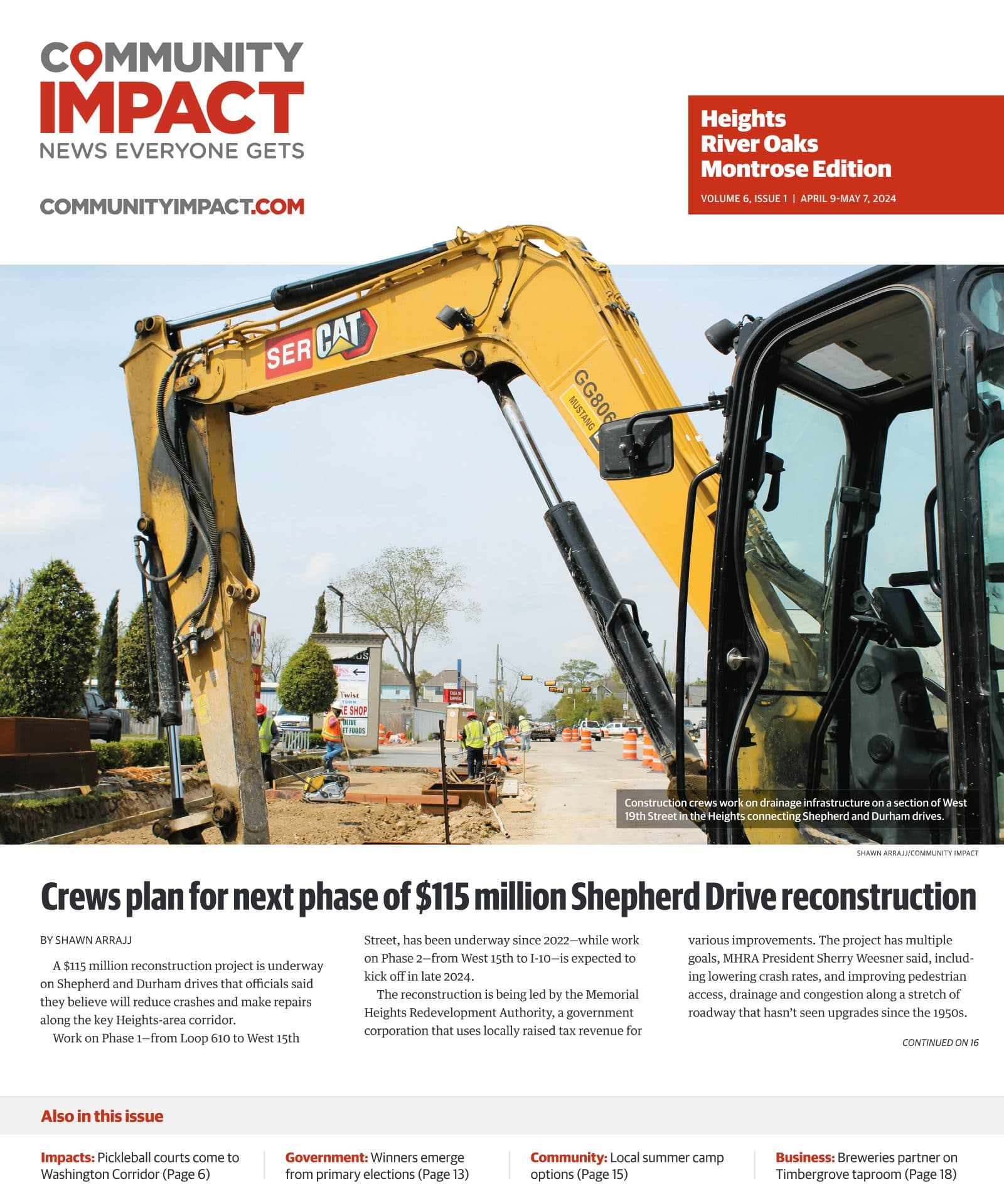 Heights - River Oaks - Montrose cover — April 2024