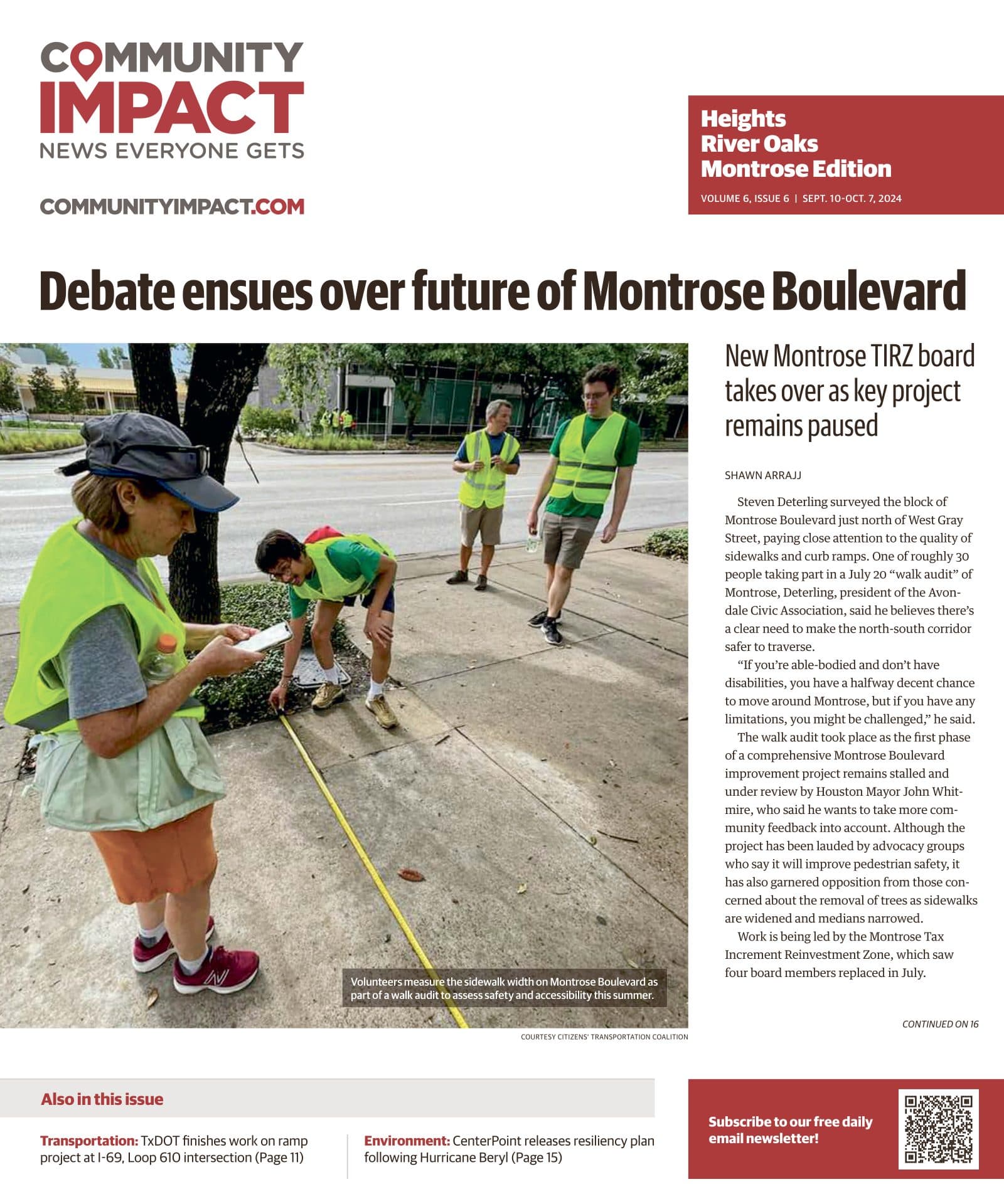 Heights - River Oaks - Montrose cover — September 2024