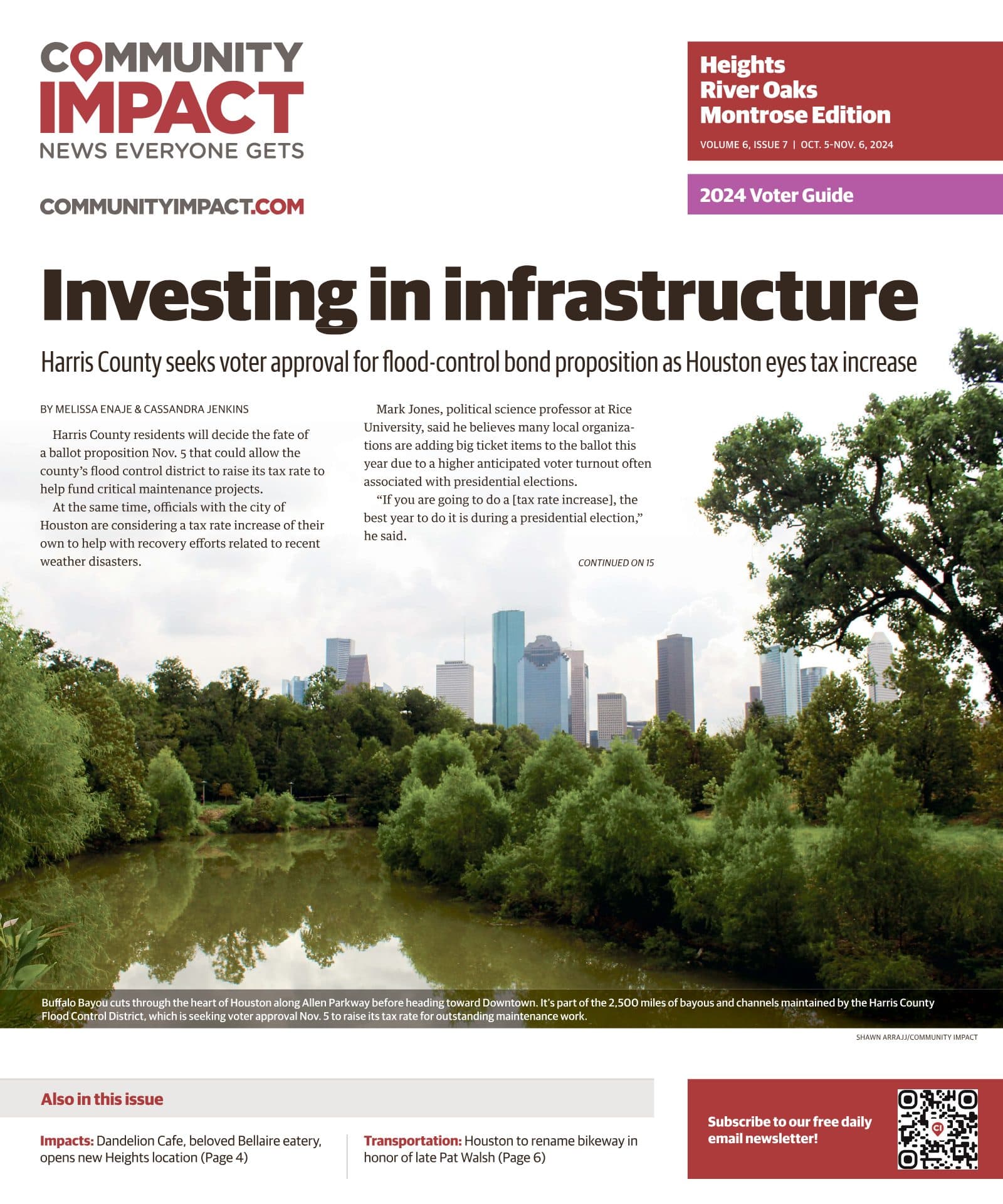 Heights - River Oaks - Montrose cover — October 2024