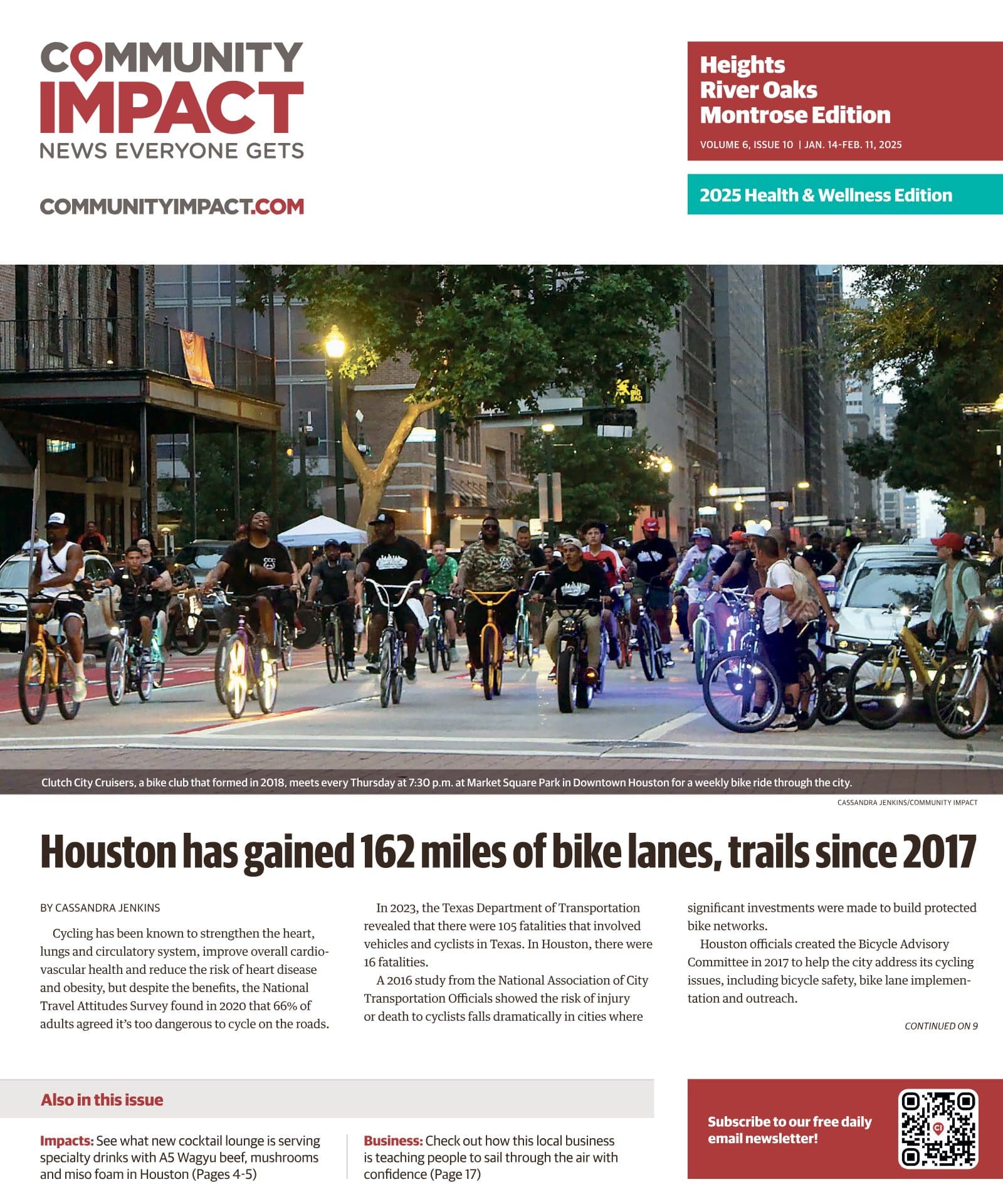 Heights - River Oaks - Montrose cover — January 2025