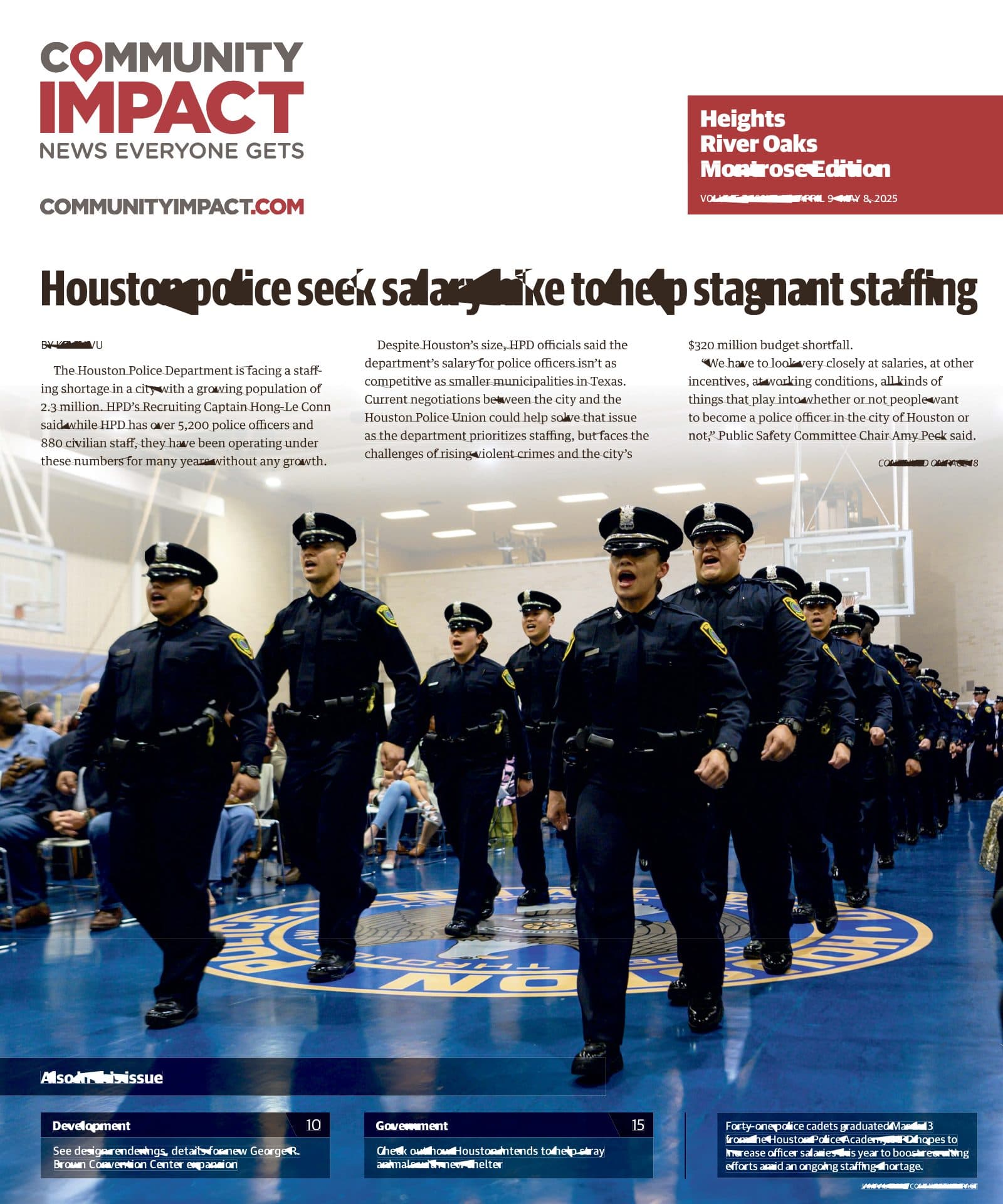 Heights - River Oaks - Montrose cover — April 2025
