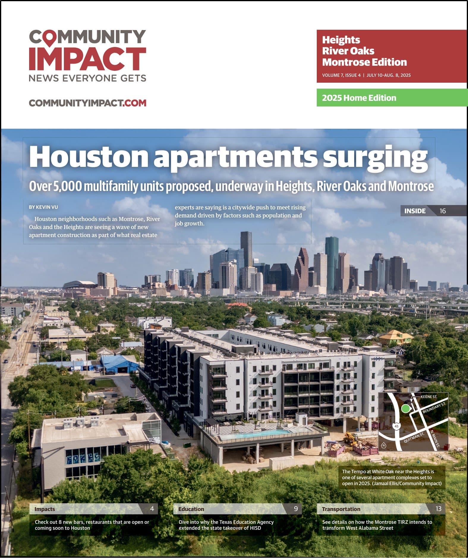 Heights - River Oaks - Montrose cover — July 2025