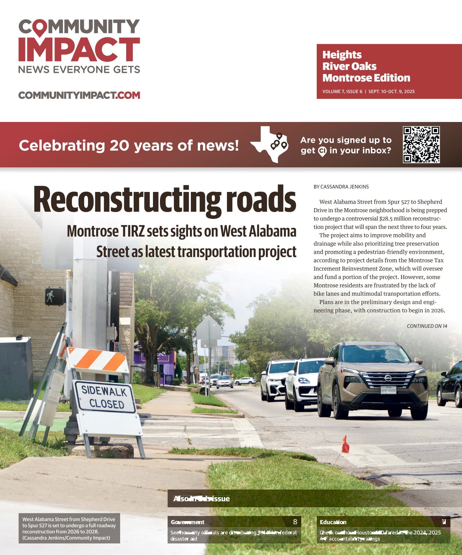 Heights - River Oaks - Montrose cover — September 2025