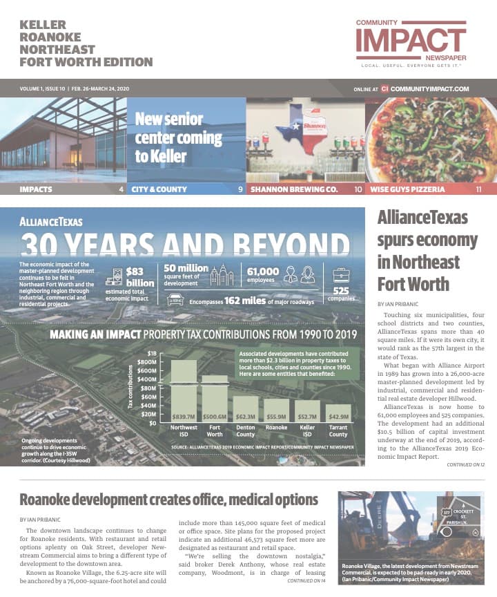 Keller - Roanoke - Northeast Fort Worth cover — February 2020