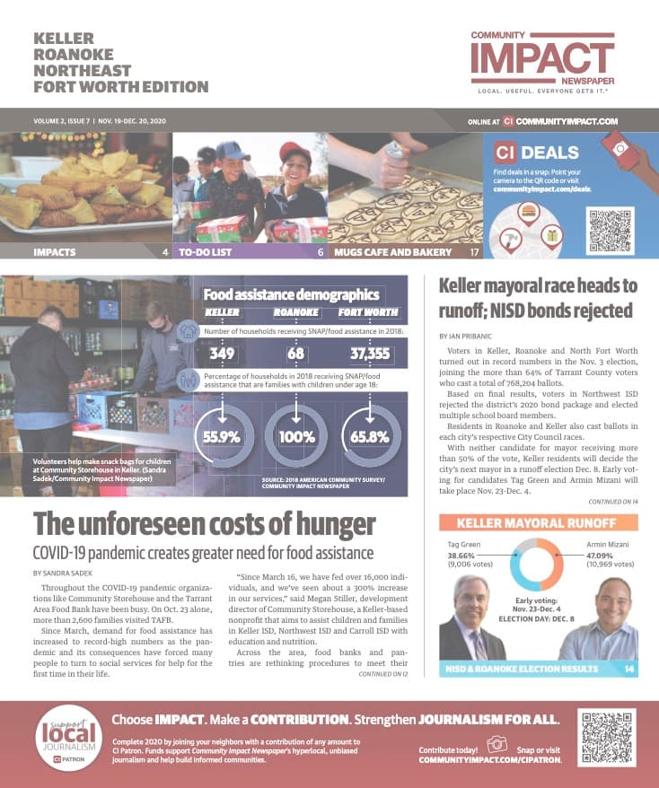 Keller - Roanoke - Northeast Fort Worth cover — November 2020