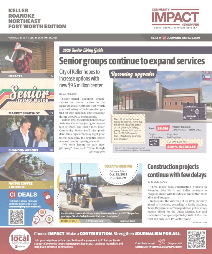 Keller - Roanoke - Northeast Fort Worth cover — December 2020