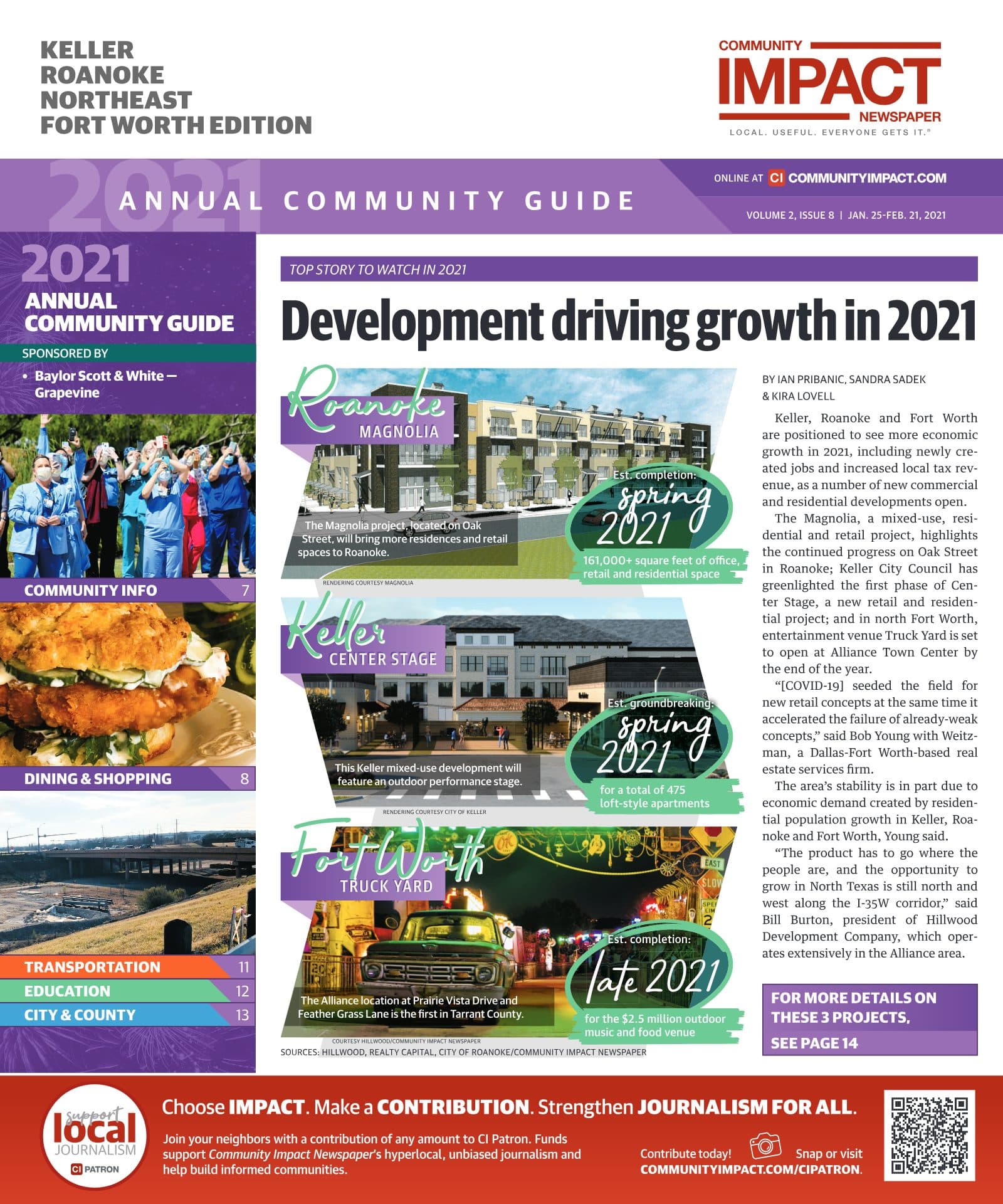 Keller - Roanoke - Northeast Fort Worth cover — January 2021