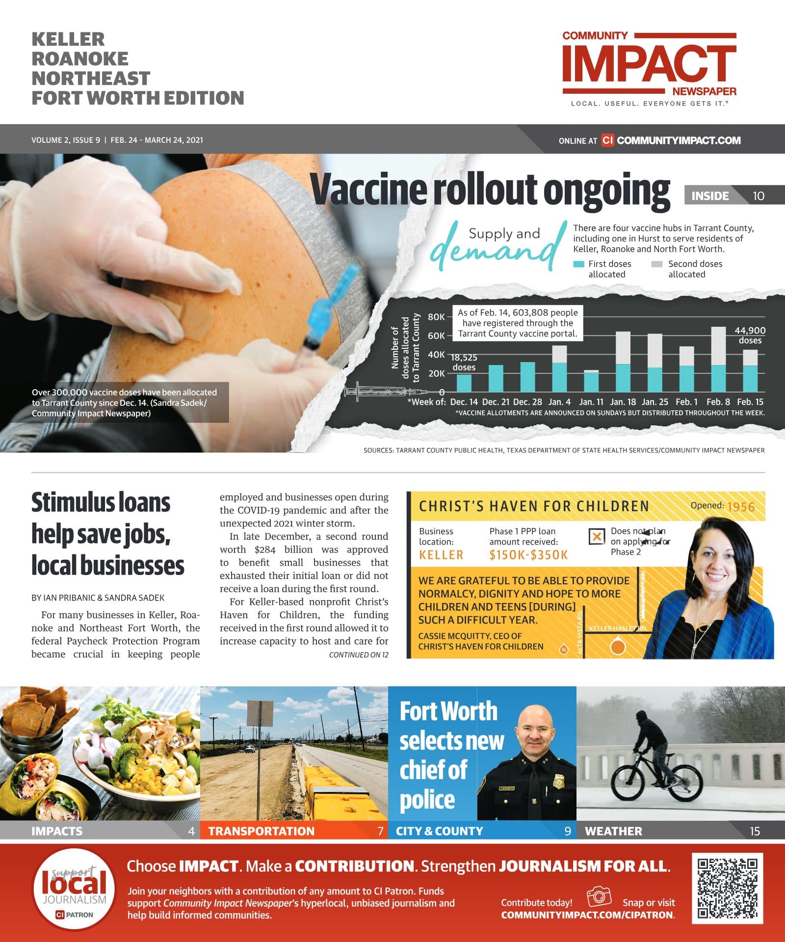Keller - Roanoke - Northeast Fort Worth cover — February 2021