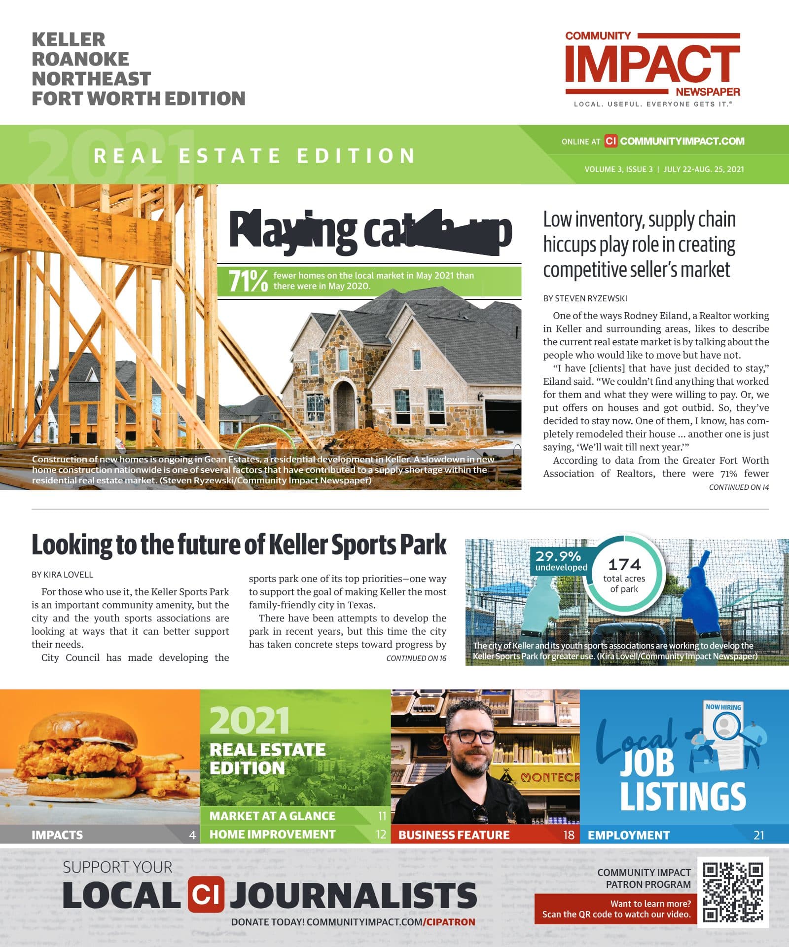 Keller - Roanoke - Northeast Fort Worth cover — July 2021