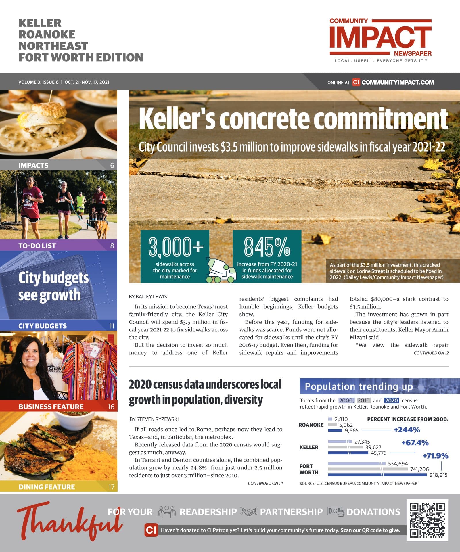 Keller - Roanoke - Northeast Fort Worth cover — October 2021
