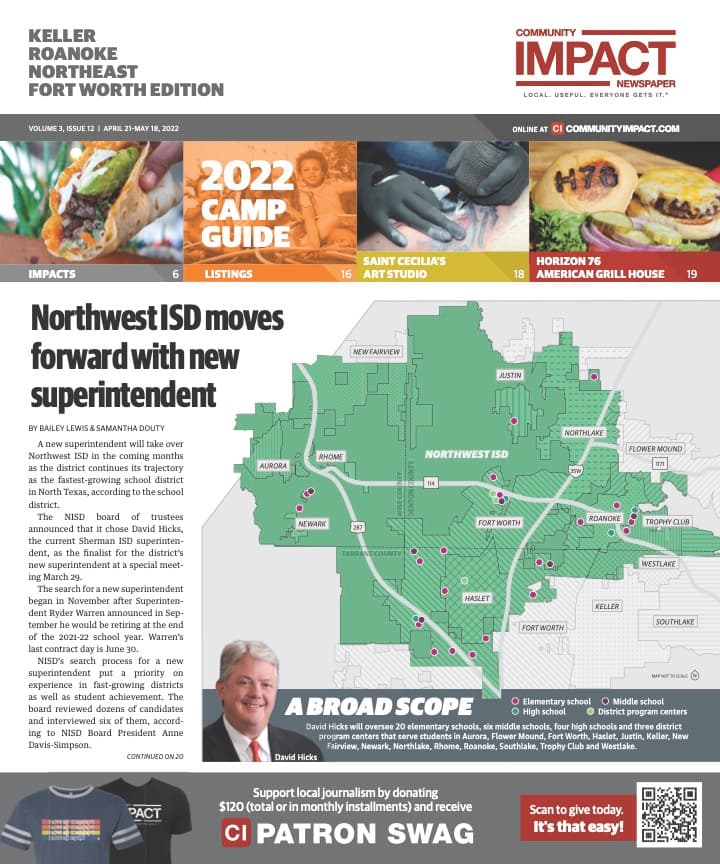 Keller - Roanoke - Northeast Fort Worth cover — April 2022